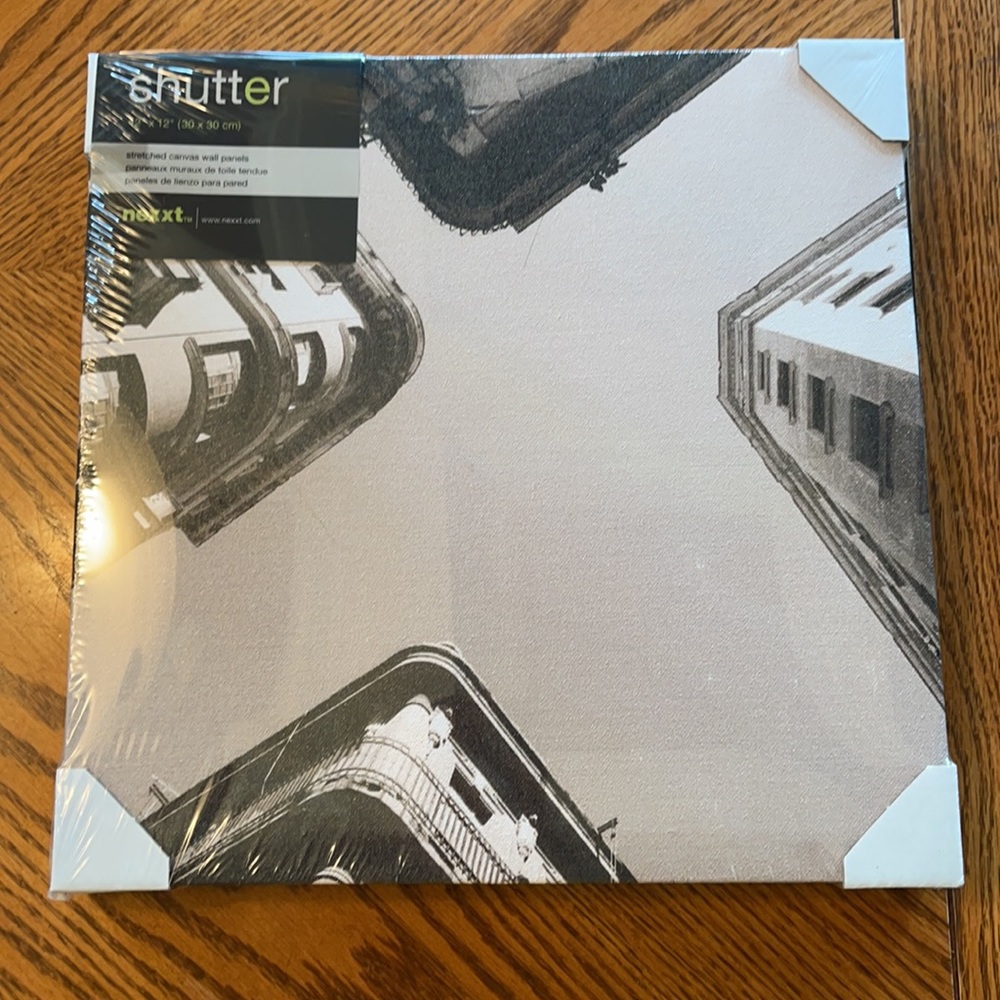 NWT Canvas wall Art Up Building tops